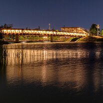 BRIDGE AT NIGHT by Bryan Hapke