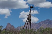 Abandoned windmill by Elizabeth Bluebird