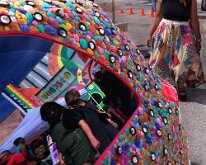 FESTIVAL FOLKS AND THE BEADED BUG by Tommy Evans