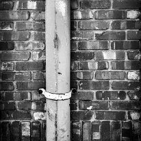 BACK ALLEY ABSTACT by Carl Shortt