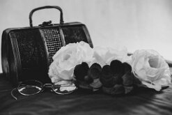 BAG AND FLOWERS by Tammy Herzog