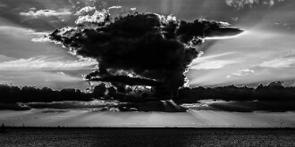 CLOUDS OVER LAKE HEFNER