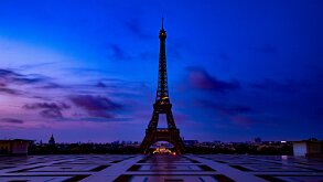 Eiffel Tower Sunrise by Elizabeth Bluebird